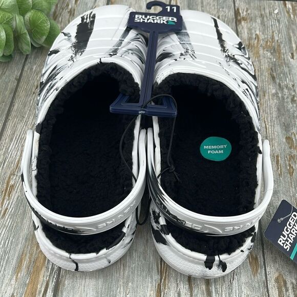 Men's Tie Dye Comfy Fuzzy Lined EVA Clogs Sandals Slippers Shoes Size 11 - Picture 3 of 4